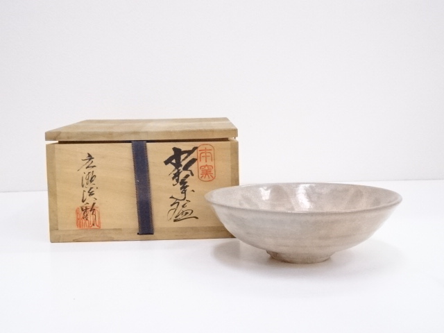 萩焼　広瀬淡雅造　茶碗